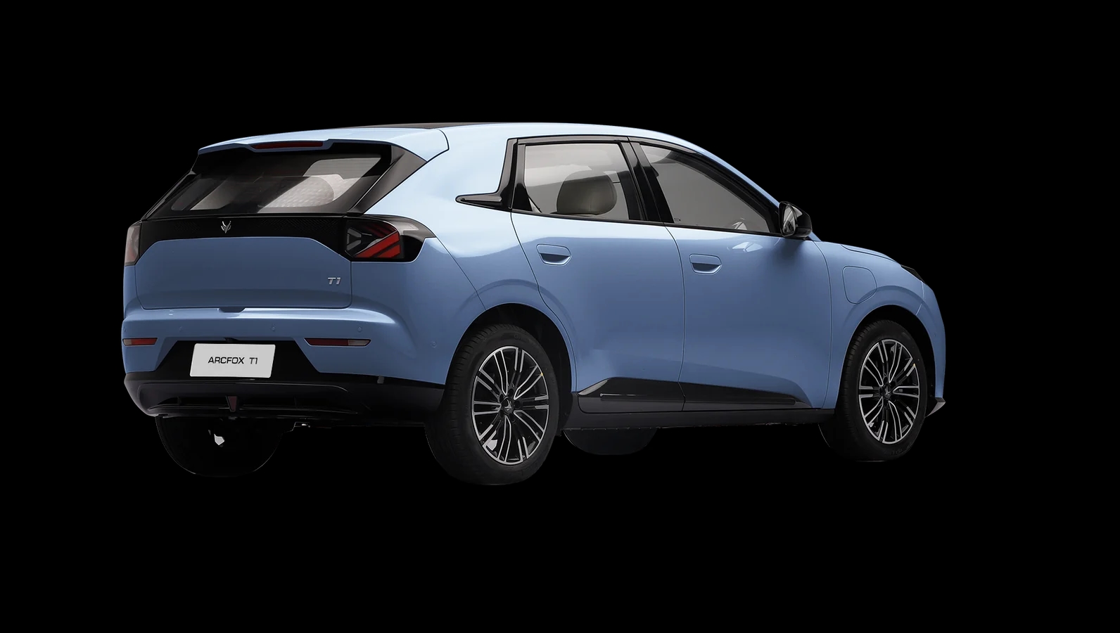 ARCFOX T1 Vana Blue em visão 360º, ângulo 24 de 36