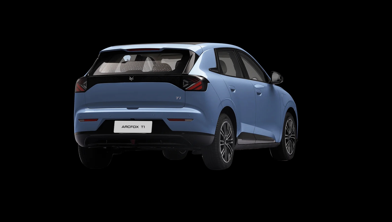 ARCFOX T1 Vana Blue em visão 360º, ângulo 26 de 36