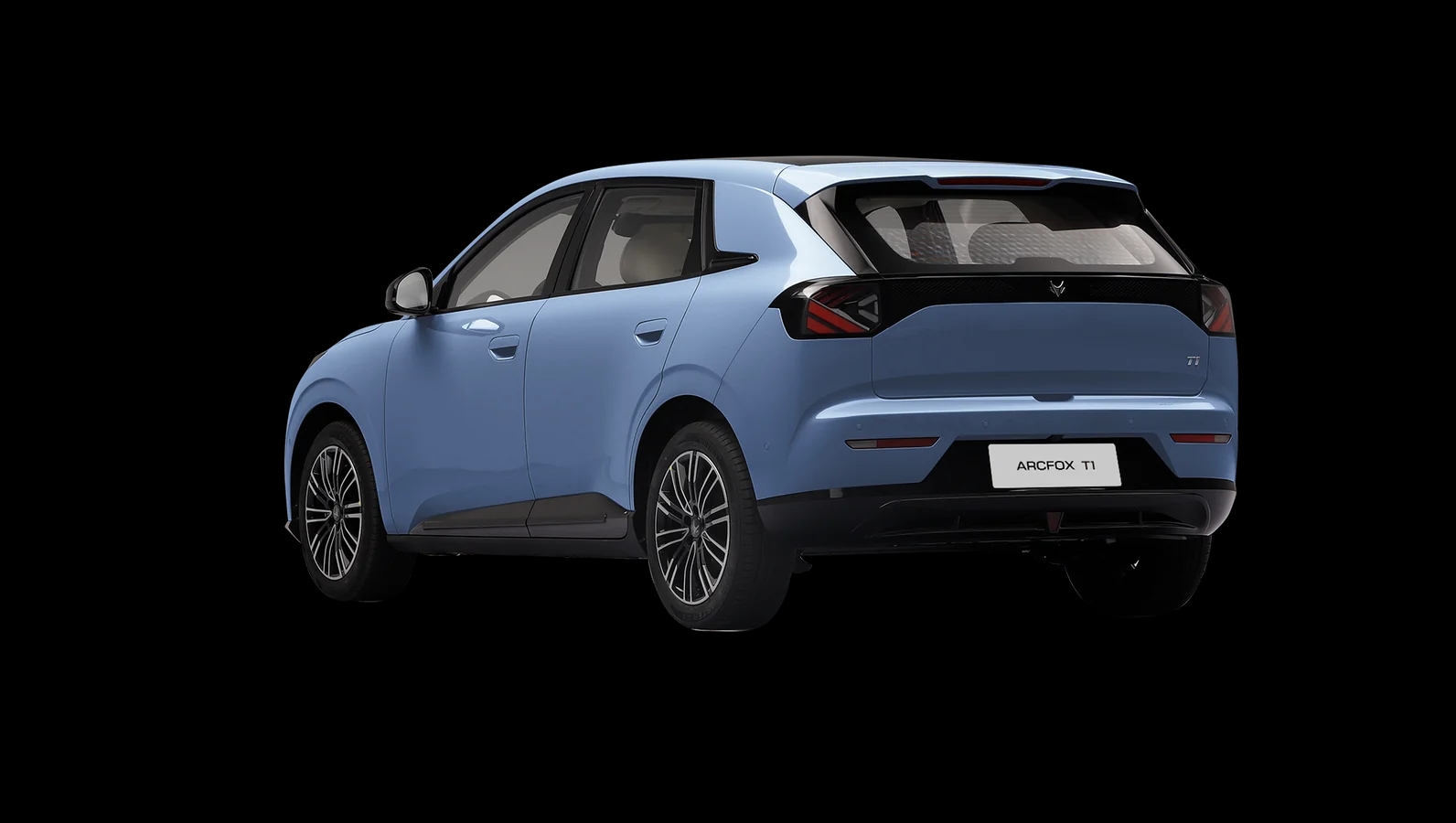 ARCFOX T1 Vana Blue em visão 360º, ângulo 31 de 36